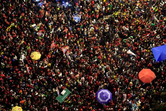 Lula supporters flood streets in celebration of historic win